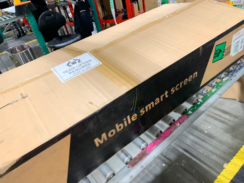 Photo 1 of **MAJOR DAMAGE**
Fiteye 32-Inch Portable TV with Incell Touch Screen | 6G RAM+128G Storage | 1080P TV on Wheels | Bestie Screen Built-in | 8H Video Play Time | Android OS | Full Swivel Rotation | Voice Remote Control