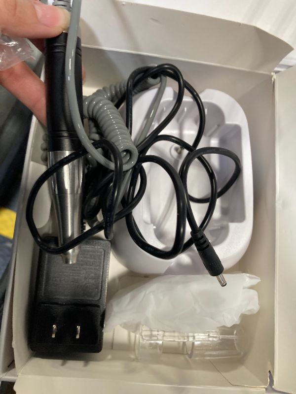 Photo 1 of ***Drill bits missing*** M Mase- Professional Nail Drill Machine - Coreless 2-in-1 Nail File - Electric, Cordless, 35000 RPM, HD Display - Electric Nail Drill for Professional & Home Use (Black)