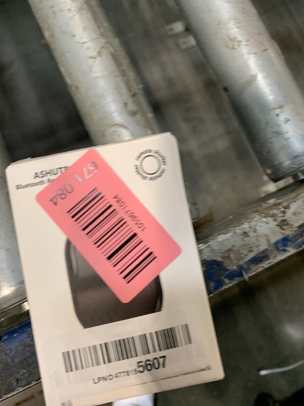 Photo 1 of [Upgraded] Bluetooth 5.0 Remote Shutter for iPhone & Android Camera Wireless Remote Control Selfie Button for iPad iPod Tablet, HD Selfie Clicker for Photos & Videos (Black)