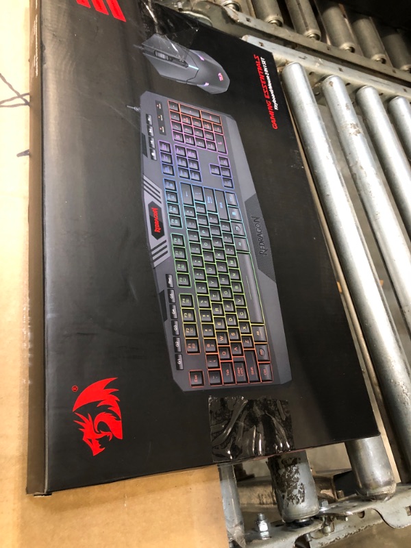 Photo 1 of **MISSING MOUSE**
Redragon S101-3 PRO Gaming Keyboard and Mouse, RGB Backlit Programmable Keyboard Mouse with Software, Independent Macro Record Keys, Value Combo Set, New Update Version