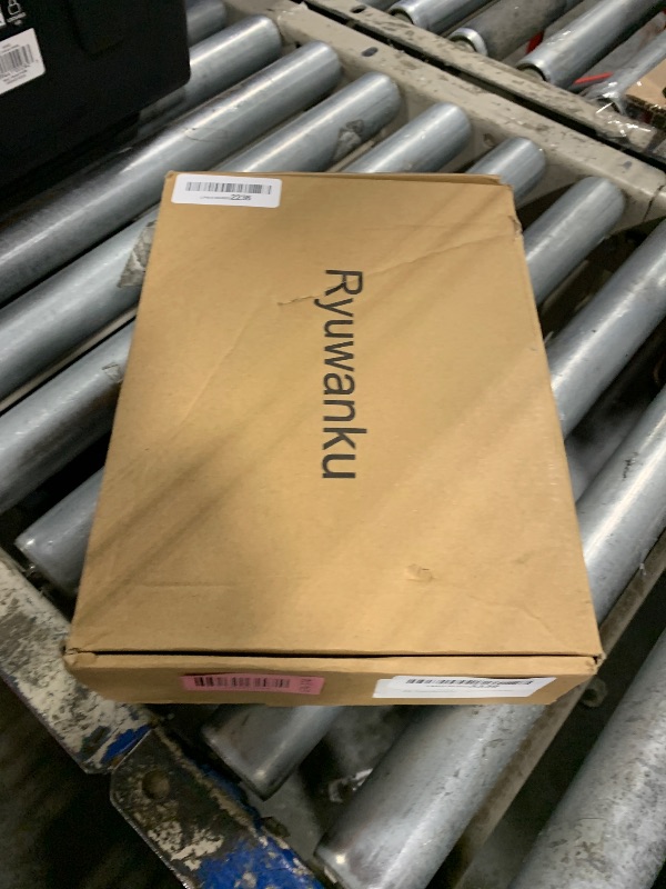Photo 1 of ** MISSING PARTS ** NO RETURNS ** FINAL SALE** Ryuwanku Bathroom Faucet Brushed Nickel Modern Waterfall Bathroom Sink Faucet with Single Handle Suitable for 1 or 3 Holes,Supply Deck Plate and Hose
