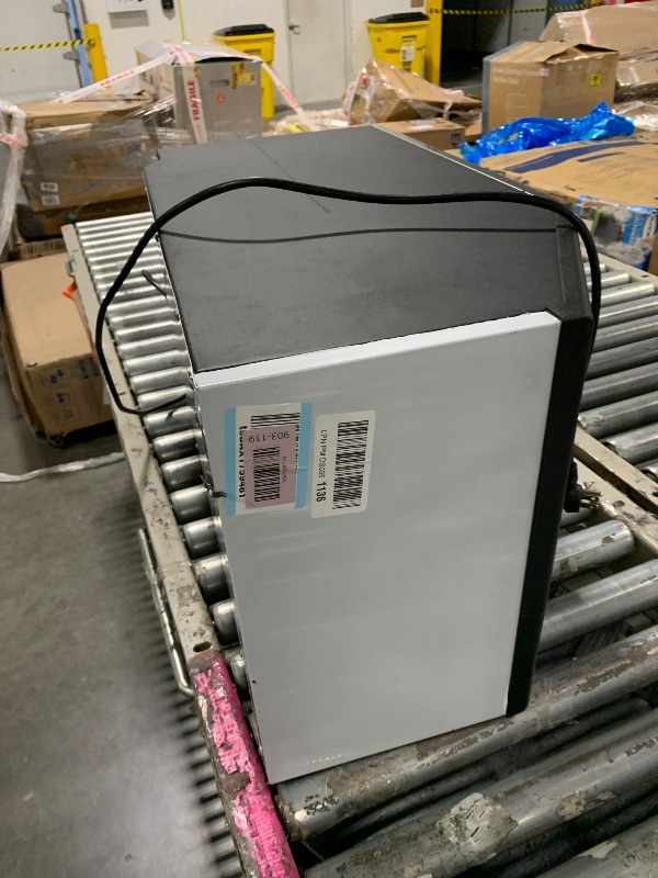 Photo 1 of  ***********FINAL SALE- NO RETURNS**********Commercial Ice Maker Machine, 100lbs/24H Stainless Steel Ice Machine with 33lbs Storage Capacity, Auto Self-Cleaning Freestanding Ice Maker, Ice Machine Freestanding for Bar/Cafe/Restaurant