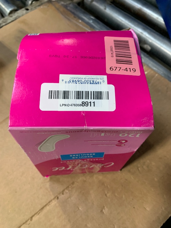 Photo 1 of ****FINAL SALE NOT RETURNS****
Carefree Panty Liners, Regular Liners, Unwrapped, Unscented, 120ct