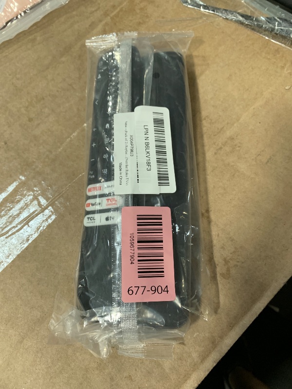 Photo 1 of (Pack of 2) Replacement-for-TCL-Google-TV-Remote-Control,Universal Remote for TCL Smart UHD HDR LED Mini QLED 4K Google TVs(Not for Fire or Roku TVs)