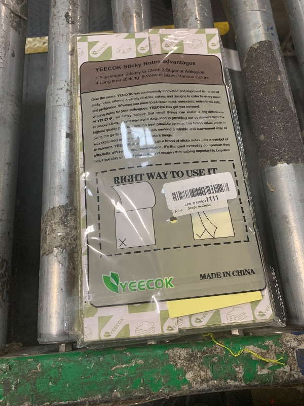 Photo 1 of (24 Pack) Sticky Notes 3x3 in Yellow, Clean Removal, Recyclable, Self-Stick Pads, Easy to Post for Home, Office, Notebook