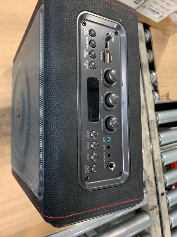 Photo 1 of ****NO ACCESSORIES, NO RETURNS**** Machine, Portable Bluetooth 5.3 Speaker with 2 Wireless Microphones for Adults, PA System with Pitch Correction & Echo Adjustment, Supports TWS/TF Card/USB/AUX/Live for Home Party