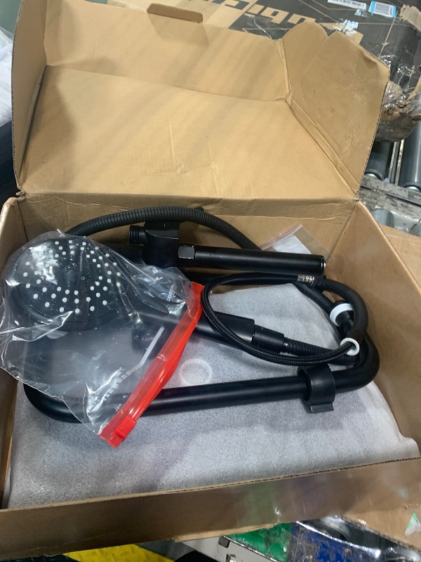 Photo 1 of *UNTESTED*
Filtered Shower Head with Handheld Spray Combo,12 inch High Pressure Rainfall Shower Head with Adjustable Slide Bar,Dual Rainfall Showerhead,Bathroom Accessories,Black