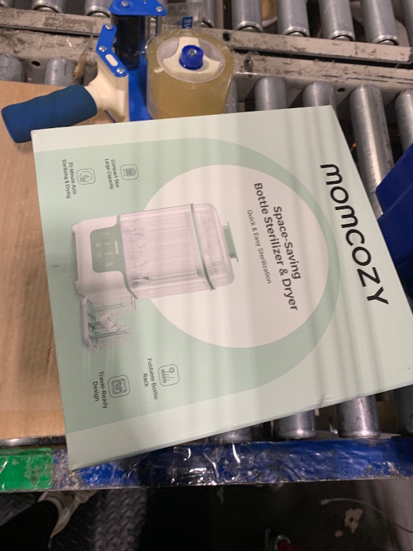 Photo 1 of ** SOLD AS IS NO RETURN/REFUNDS**SEE COMMENTS!
Momcozy Bottle Sterilizer and Dryer, Modular Nesting Space Saving Design, 6 Bottles Capacity, 4 in 1 Compact Sterilizer for Baby Bottles, Breast Pump Parts & Newborn Essentials, Drying Rack Included