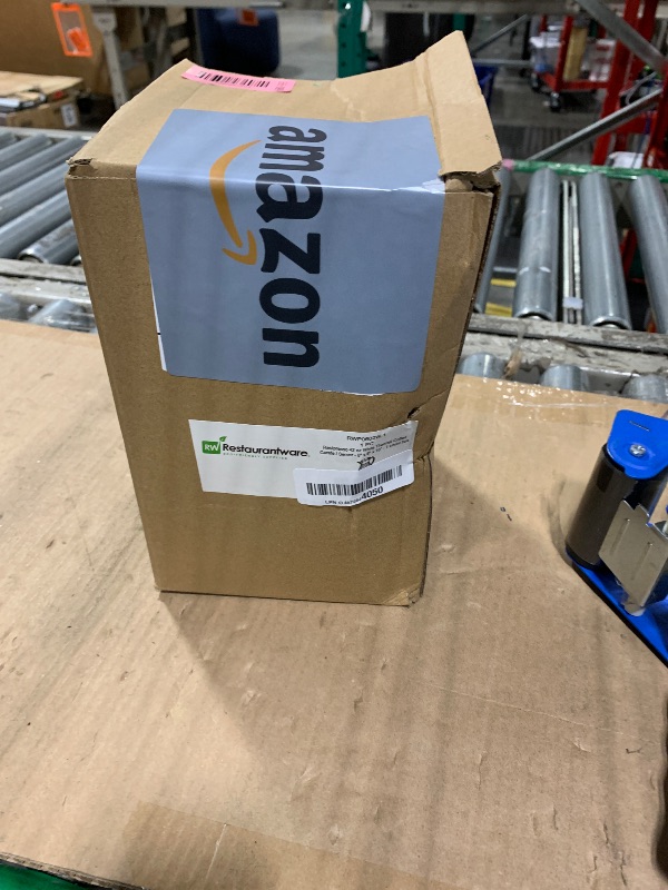 Photo 1 of *MINOR DAMAGE - USED*
Restaurantware-Restpresso 42 Ounce Coffee Carafe, 1 Insulated Coffee Server - Push-Button Top, Swirl Design, White Plastic Pitcher, Built-In Handle, With Identification Tags