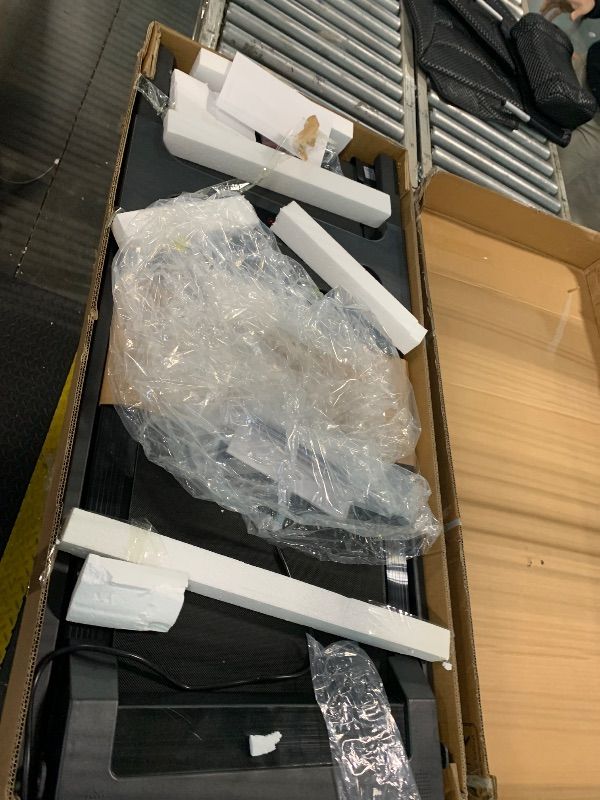 Photo 1 of *UNTESTED*
Treadmill with Handles, 2026 Upgraded Small Treadmills Home, Portable Electric Treadmills for Home 300 lbs Capacity,Walking Pad Treadmill,Lightweight Foldable Walking Pad,LED Display(Black)