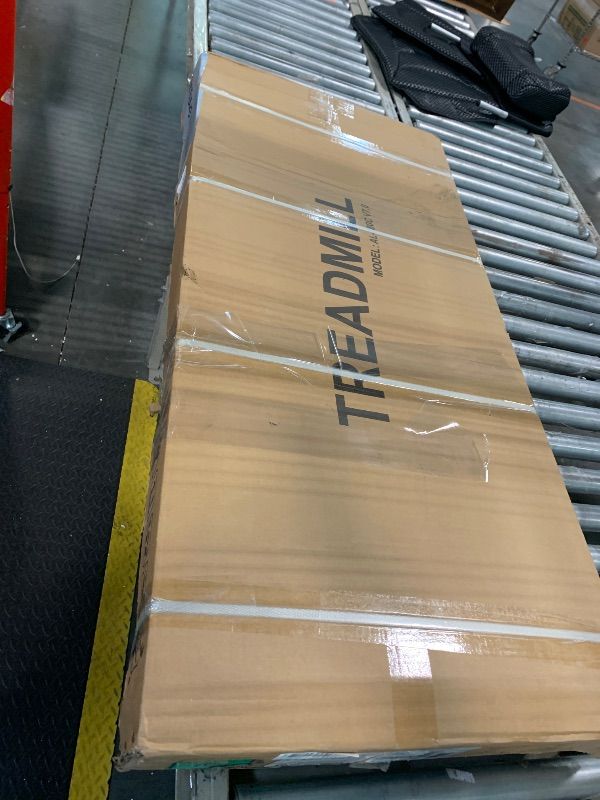 Photo 1 of *UNTESTED*
Treadmill with Handles, 2026 Upgraded Small Treadmills Home, Portable Electric Treadmills for Home 300 lbs Capacity,Walking Pad Treadmill,Lightweight Foldable Walking Pad,LED Display(Black)