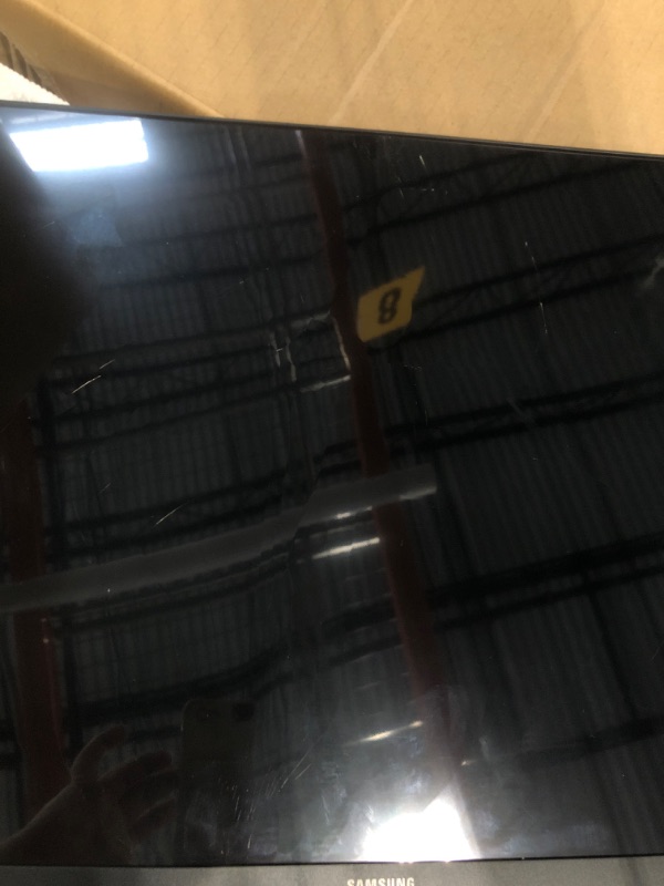 Photo 1 of ****BROKEN SCREEN - SOLD FOR PARTS - FINAL SALE****Samsung 24" (S30GD) Essential Monitor with IPS Panel and Tilt Only Stand, 100Hz Refresh Rate, Ergonomic Design, Advanced Eye Care, Game Mode, LS24D304GANXZA