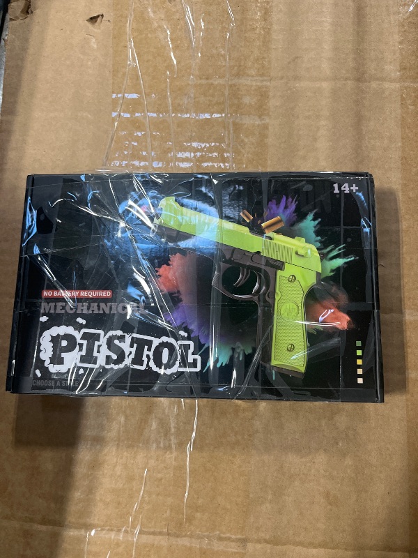 Photo 1 of *MISSING PARTS*
Soft Toy With Shell Ejecting,Gun Fidget Toy with 100 Soft Bullets, 24 Shells and 2 Magazines,Education Toy Model,Christmas Birthday Gifts for Boys&Girls Kids Adults Age 8+(Black)