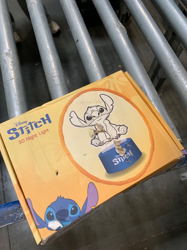 Photo 1 of *MINOR DAMAGE - USED*
Get Trend Disney Stitch LED Table Lamp, Desk Lamp, Remote Control Night Light with 16 Colors, 4 Light Modes, USB or Battery Power, Gifts for Kids (Multi Stitch)