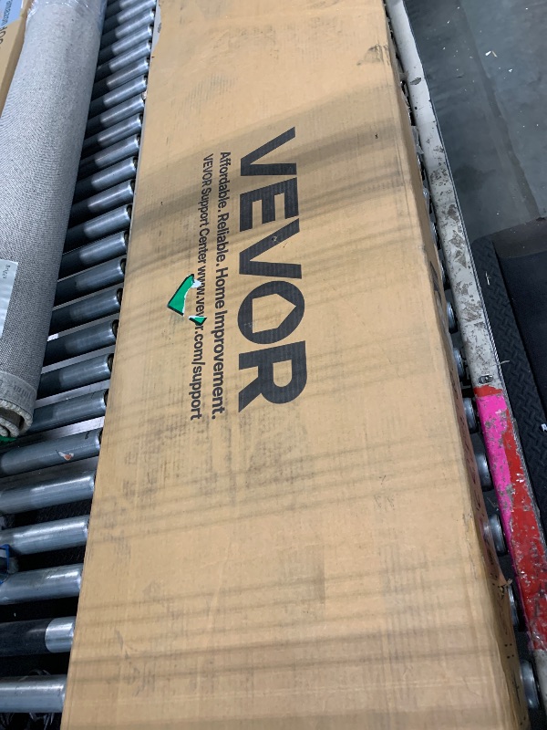 Photo 1 of ** FINAL SALE SOLD AS IS VENTA FINAL VENDIDO TAL CUAL, SIN DEVOLUCIONES**

VEVOR 59" Fluted TV Stand, Boho Entertainment Center for 55/60/65 inch TVs, Mid Century Modern Media Console TV Storage Cabinet with Sliding Door and Adjustable Open Shelves, for L