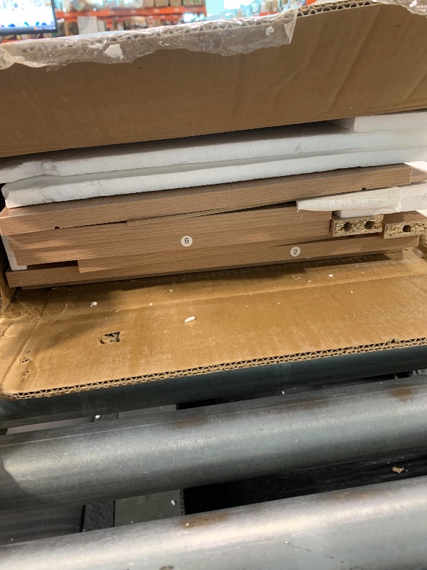 Photo 1 of ** FINAL SALE SOLD AS IS VENTA FINAL VENDIDO TAL CUAL, SIN DEVOLUCIONES**

VEVOR 59" Fluted TV Stand, Boho Entertainment Center for 55/60/65 inch TVs, Mid Century Modern Media Console TV Storage Cabinet with Sliding Door and Adjustable Open Shelves, for L