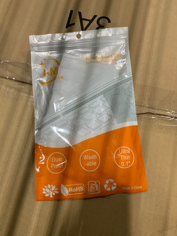 Photo 1 of (2 Pack) Universal Clear Anti-Dust Keyboard Skin Protector Cover for 104/107 Keys Standard Desktop Keyboard Reusable Waterproof Keyboard Cover