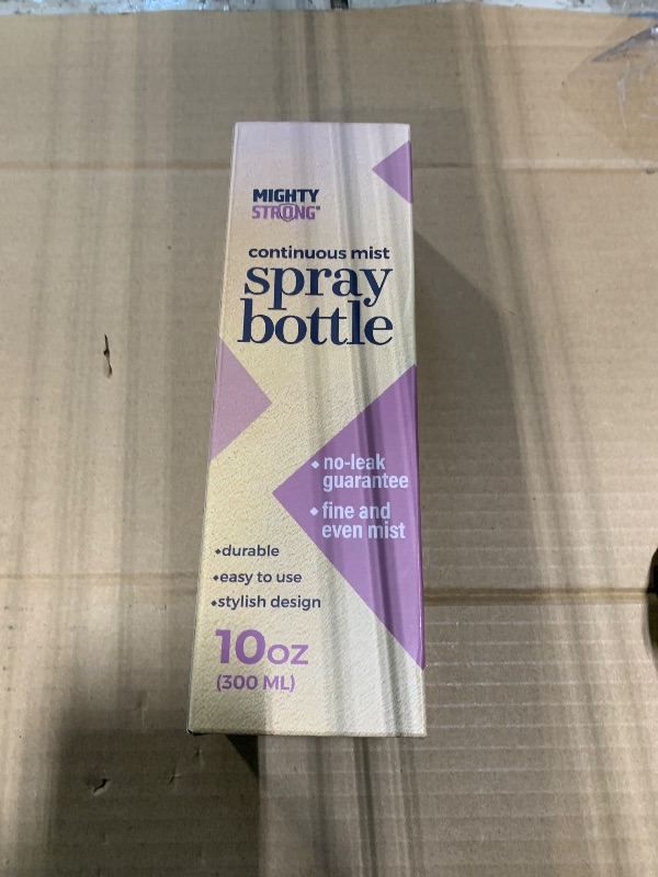 Photo 1 of 10 OZ Continuous Spray Bottles - Ultra Fine Mist Sprayer | Water Spray Bottle For Hair Stuff, Mister Spray Bottle For Plants Mister | Hair Spray Bottles For Hairstyling, Cleaning, Salons