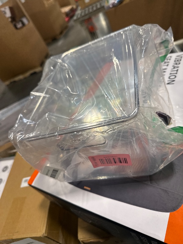 Photo 1 of ***SIMILAR PRPDUCT*** Vtopmart 1 Pack Clear Stackable Storage Bins with Lids, Medium Plastic Containers with Handle for Pantry Organizer and Storage,Perfect for Kitchen,Fridge,Cabinet, Closet,Bathroom Organization