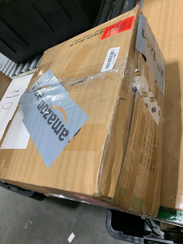 Photo 1 of *MISSING PARTS - See Clerk Notes*
Furologee Nightstands Set of 2, End Tables Set of 2 with Charging Station and LED Lights, White Night Stands with 2 Fabric Drawers, Bedside Tables for Living Room/Bedroom