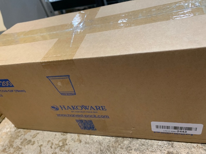 Photo 1 of [200 COUNT]HAKOWARE 8 oz Ultra Clear Disposable Plastic Cold Cups, Disposable Cup 8 oz for Wedding & Party, Plastic Cocktail Cups, Disposable Clear Cup for Iced Coffee & Cold Beverage