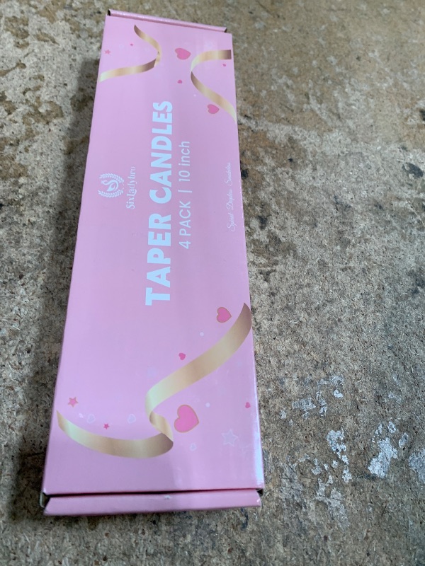 Photo 1 of 10 Inch Spiral Taper Candles for Home Decoration, 4 Pack Green-Gradient Candlesticks for Dinner Party Wedding Holiday Spring - Green Series