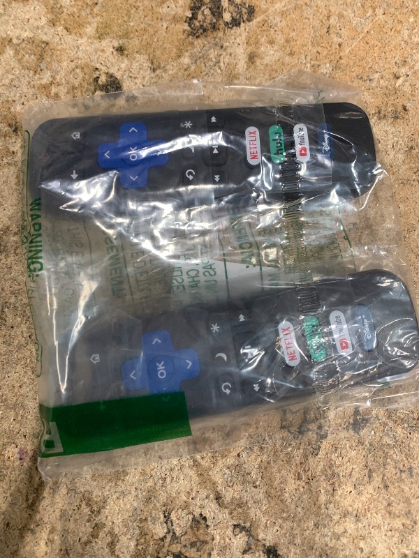 Photo 1 of (Pack of 2) Replacement Remote Control Only for Roku TV, Compatible for TCL Roku/Hisense Roku/Onn Roku/Sharp Roku/Element Roku/Westinghouse Roku/Philips Roku Smart TVs (Not for Roku Stick and Box)