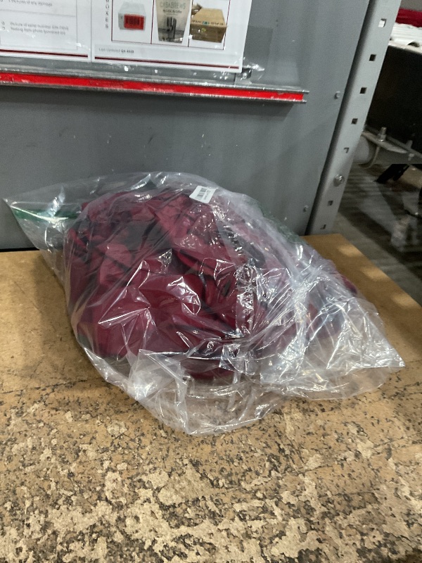 Photo 1 of ****************Only the fitted sheet**********
Carressa Linen 100% Egyptian Cotton Full Size Sheets - 600 Thread Count Full Size Egyptian Cotton Sheets (4 PC, Classic Burgundy), Soft, Cooling, 16" Deep Pocket Sateen Weave Luxury Hotel Sheet Set