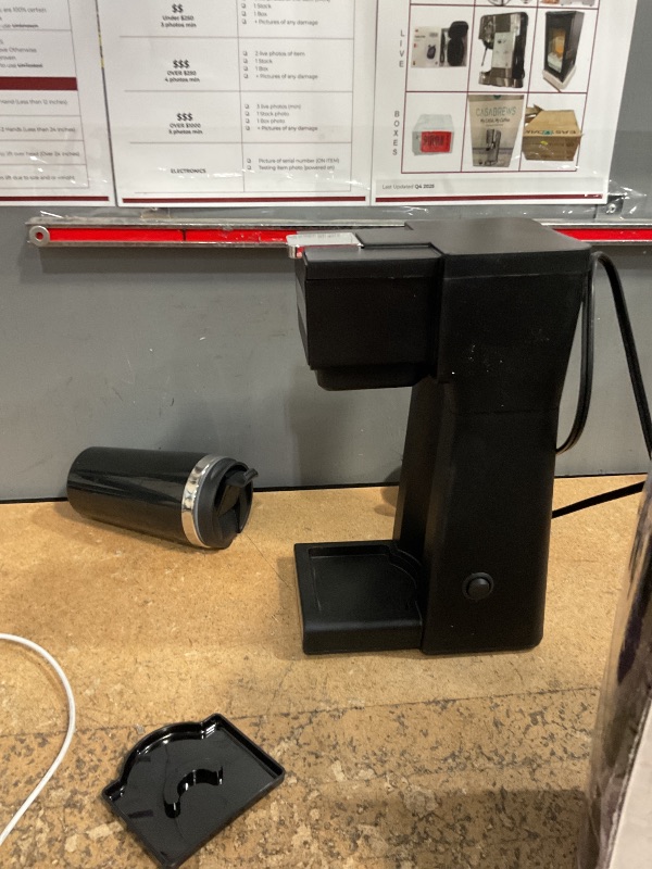 Photo 1 of ***SHOWS SIGNS OF HEAVY USAGE***  Mixpresso Coffee Maker Single Serve For Ground Coffee & Compatible With K Cup Pods, With 14oz Travel Mug & Reusable Filter For Home, Office & Camping.