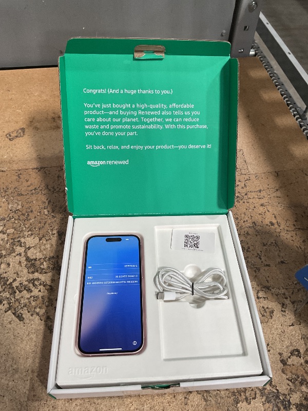 Photo 1 of *IPHONE LOCKED TO ICLOUD USER* Apple iPhone 15, 128GB, Pink - Unlocked (Renewed Premium)**FOR PARTS ONLY**