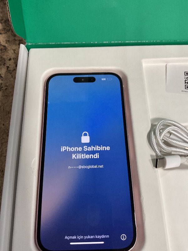 Photo 1 of *IPHONE LOCKED TO ICLOUD USER* Apple iPhone 15, 128GB, Pink - Unlocked (Renewed Premium)**FOR PARTS ONLY**