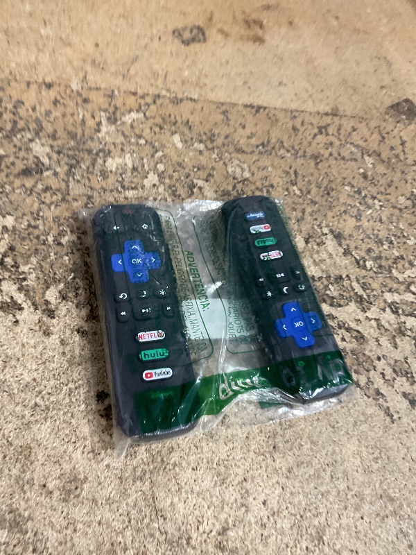 Photo 1 of (Pack of 2) Replacement Remote Control Only for Roku TV, Compatible for TCL Roku/Hisense Roku/Onn Roku/Sharp Roku/Element Roku/Westinghouse Roku/Philips Roku Smart TVs (Not for Roku Stick and Box)