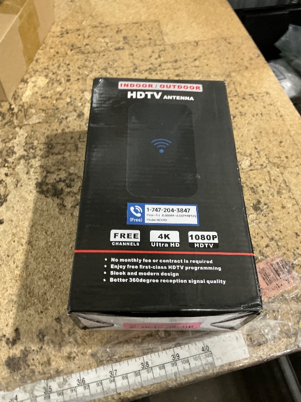 Photo 1 of 2025 Upgraded TV Antenna Indoor, 2800+ Miles Range Digital Antenna for Smart TV Indoor, HDTV Antenna for Local Channels with Amplifier, Outdoor Antenna Support 8K 4K 1080p All TVs -38FT Coax Cable