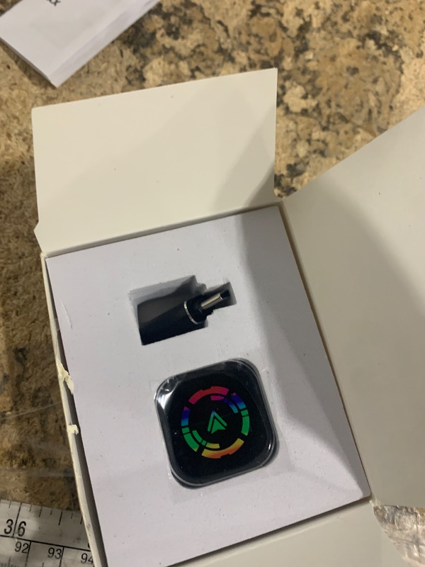 Photo 1 of **POSSIBLY FOR PARTS/ UNTESTED*** Wireless CarPlay Adapter, 2025 Upgraded 2 in 1 Wired to Wireless for Apple CarPlay & Android Auto, Mini USB Design Car Play Adapter with Type-C Extension, Plug and Play, Stable Connection & No Latency