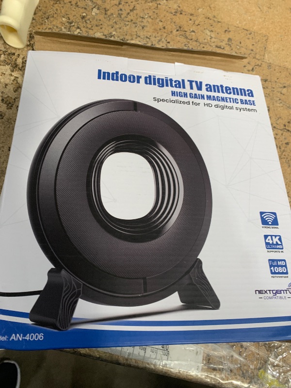 Photo 1 of 2025 TV Antenna Indoor for Local Channels, Antenna for Smart TV 360° Reception,Digital Antenna for Long Range Reception and All Smart/Old TVs, Supports 4K 1080P HD VHF UHF