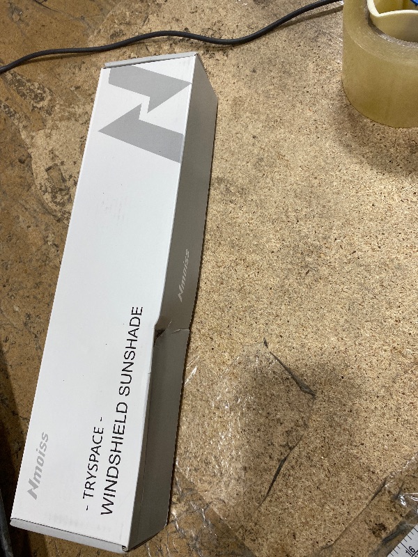 Photo 1 of [2025 Upgrade] Nmoiss Windshield Sun Shade Umbrella - [Vinyl Coating Heat Shield] Protect Car from Sun Rays & Heat Damage Keep Cool and Protect Interior, Spring Structure Edge Medium 56" L x 31" W