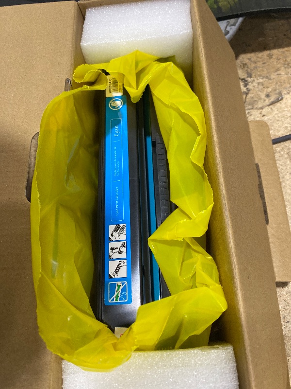 Photo 1 of 1 Pack 201A Cyan Toner Cartridge with chip Replacement for HP Color Pro M252dw M252n, Pro MFP M277n M277dw M274n M277c6, High Yield 1,700 Pages 201A | CF401A
