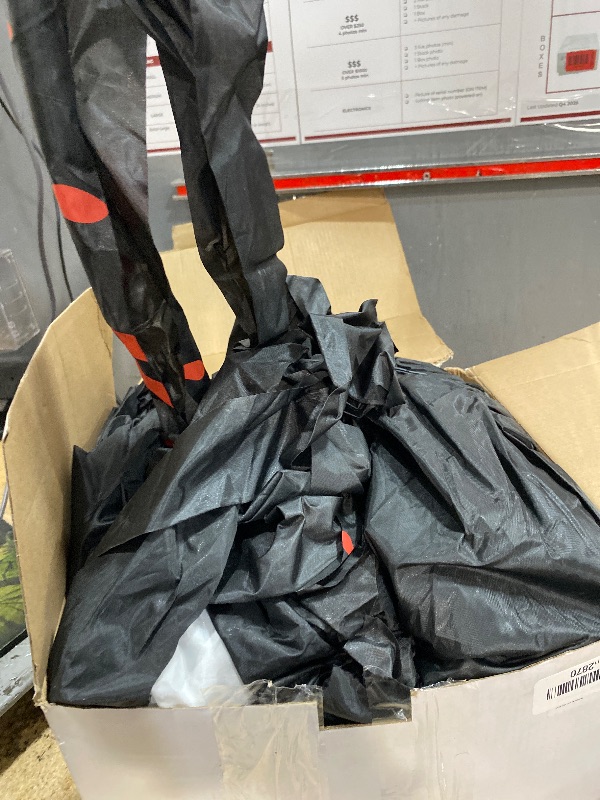 Photo 1 of 10 FT Halloween Inflatables Archway with Ghost and Build-in LEDs, Blow Up Yard Decorations, Spooky Face Scary Halloween Party Decorations, Large Outdoor Inflatable for Graveyard, Garden, and Lawn