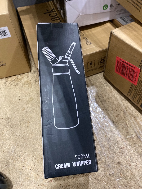 Photo 1 of ***MISSING ASSEMBLY PIECES**** Sivaphe Professional Whipped Cream Dispenser Aluminum Grade Canister, Heavy Duty Cream Whipper Homemade Bliss, Portable Whipped Nitro Coffee Maker Black?8g Chargers Not Included)