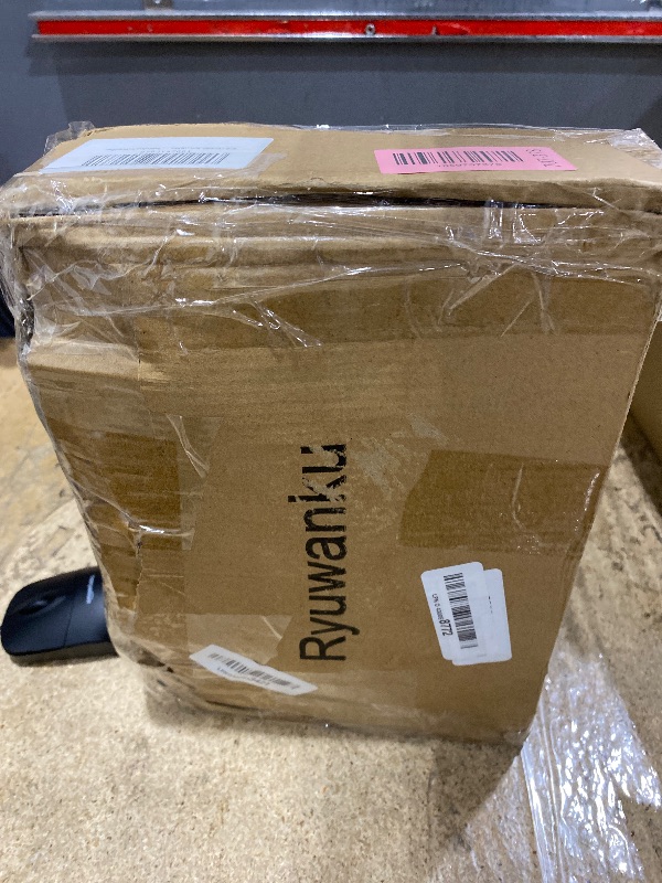 Photo 1 of ***FOR PARTS/MISSING ASSEMBLY PIECES*** Ryuwanku Bathroom Faucet Brushed Nickel Modern Waterfall Bathroom Sink Faucet with Single Handle Suitable for 1 or 3 Holes,Supply Deck Plate and Hose