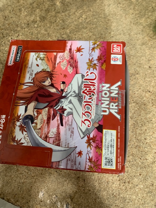Photo 1 of **************ALL PACKS OPENED, CARDS MISSING***************
BANDAI Union Arena Booster Pack, Rurouni Kenshin - Meiji Swordsman Romantic Tan (UA41BT) 16 Pack