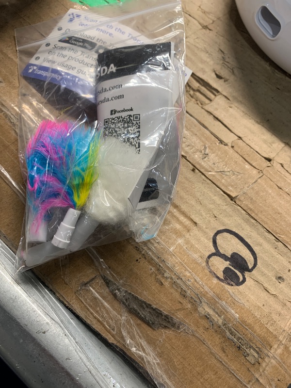 Photo 1 of ***(USED/ MINOR SCRATCHES)***ORSDA 2in1 Interactive Toys for Indoor Cats, Timer Auto On/Off, Cat Toy Balls & Ambush Electronic Cat Mice Toy for Entertainment with 6pcs Feathers, Dual Power Supplies