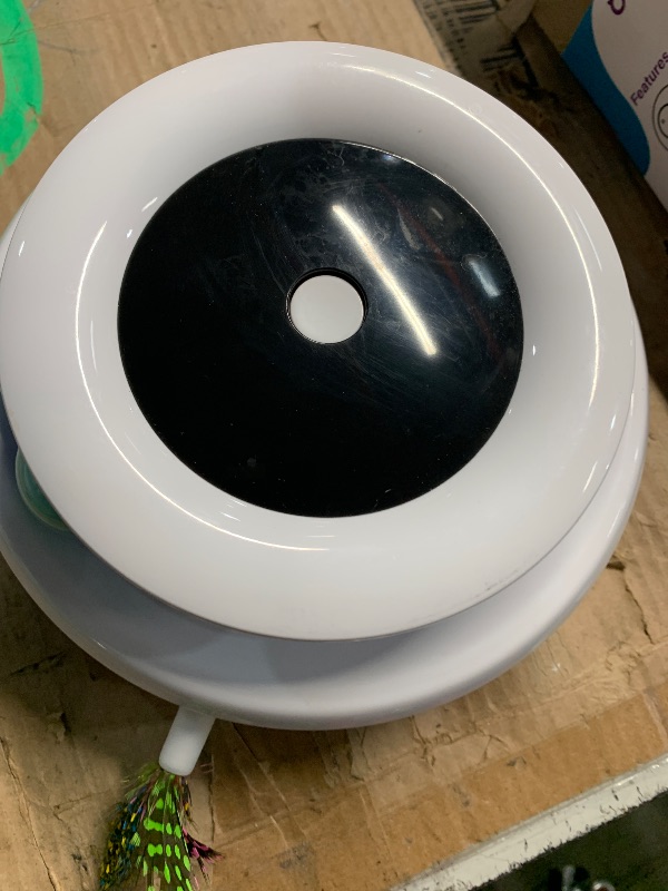 Photo 1 of ***(USED/ MINOR SCRATCHES)***ORSDA 2in1 Interactive Toys for Indoor Cats, Timer Auto On/Off, Cat Toy Balls & Ambush Electronic Cat Mice Toy for Entertainment with 6pcs Feathers, Dual Power Supplies