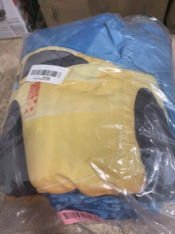 Photo 1 of ****YELLOW PORSCHE-NOT MQUEEN***
Disney Cars Rusteze Racing Team 4 Piece Toddler Bedding Set, Blue/Red/Yellow/White