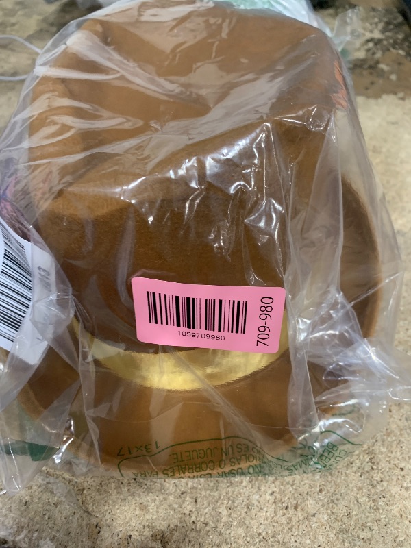 Photo 1 of **NO BOWTIE**
Tigerdoe Brown Top Hat & Bow Tie - Steampunk Hat -Burning Man Costume Hat - Bell Top Hat