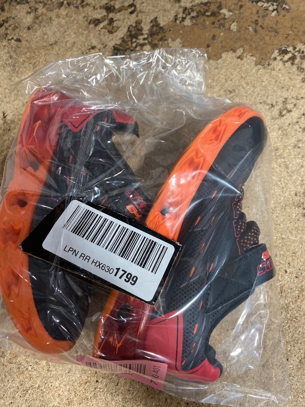 Photo 1 of ***SHOWS SIGNS OF USAGE*** Skechers Kids Vortex 2.0 Sneaker, Black/Red, 13 Little Kid