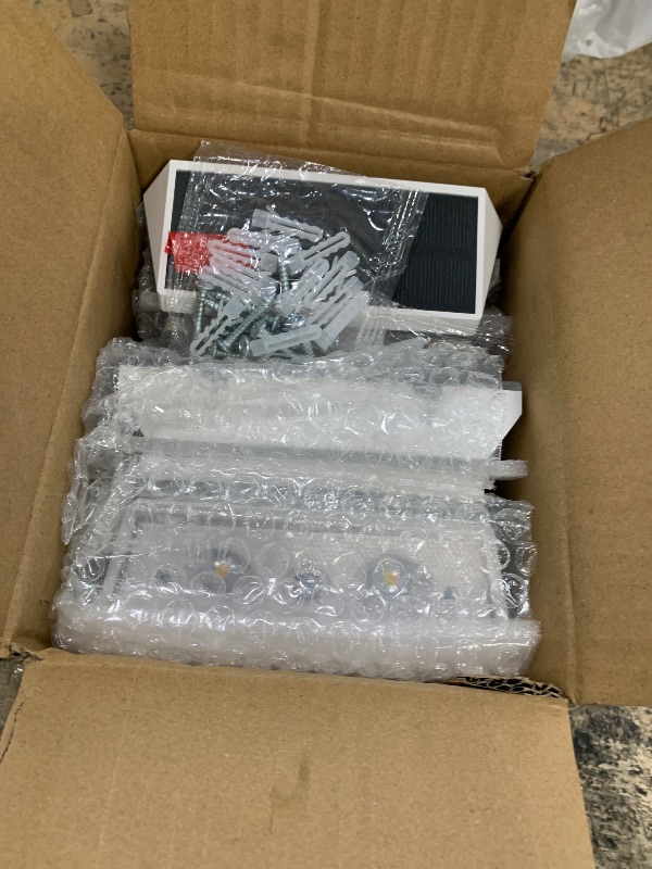 Photo 1 of 12 Pack Solar Fence Lights Outdoor Waterproof LED - 3000/4000/6000K 3 Mode, IP65 Waterproof Fence Lights Solar Powered, Solar Wall Lights for Outside, Backyard/Step/Patio/Deck Fence/Stair Railings