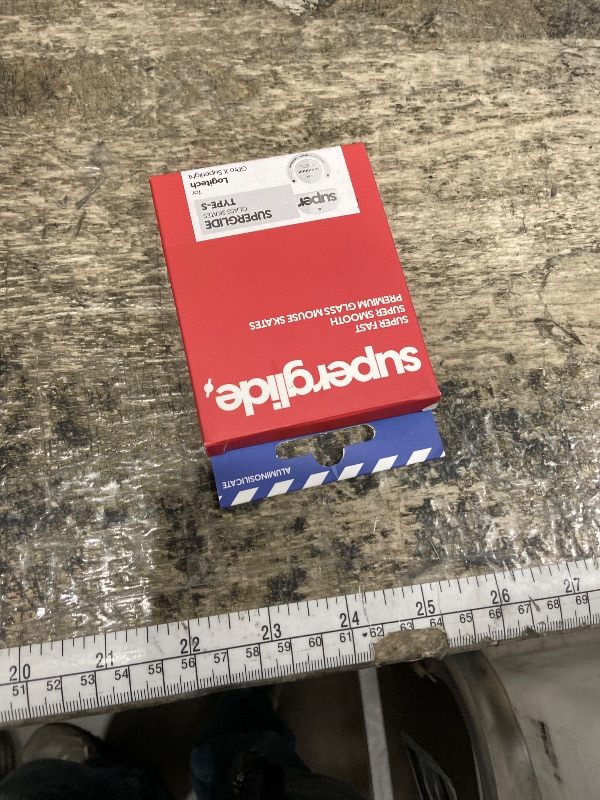 Photo 1 of Superglide Glass Mouse Skates for Logitech G Pro X Superlight (Type-S, White) - Ultra Smooth Glide, Polished Round Edge, Compatible with G Pro Superlight 2, Superlight Mouse Skates