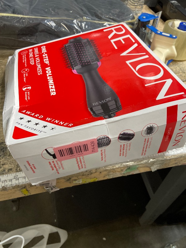 Photo 1 of **DIRTY** REVLON One-Step Volumizer Hair Dryer and Styler – Easy Salon-Style Blowouts – Less Frizz, More Shine, and Reduced Heat Damage, for All Hair Types and Lengths (Black)