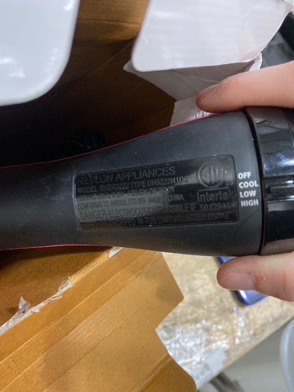 Photo 1 of **DIRTY** REVLON One-Step Volumizer Hair Dryer and Styler – Easy Salon-Style Blowouts – Less Frizz, More Shine, and Reduced Heat Damage, for All Hair Types and Lengths (Black)